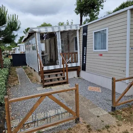 Bungalow neuf de 6 à 8 pers en camping-club vacances haut de gamme Saint-Jean-de-Monts Exterior foto